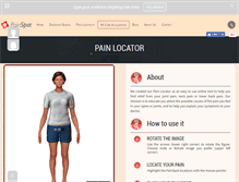 Tablet Screenshot of painspot.com